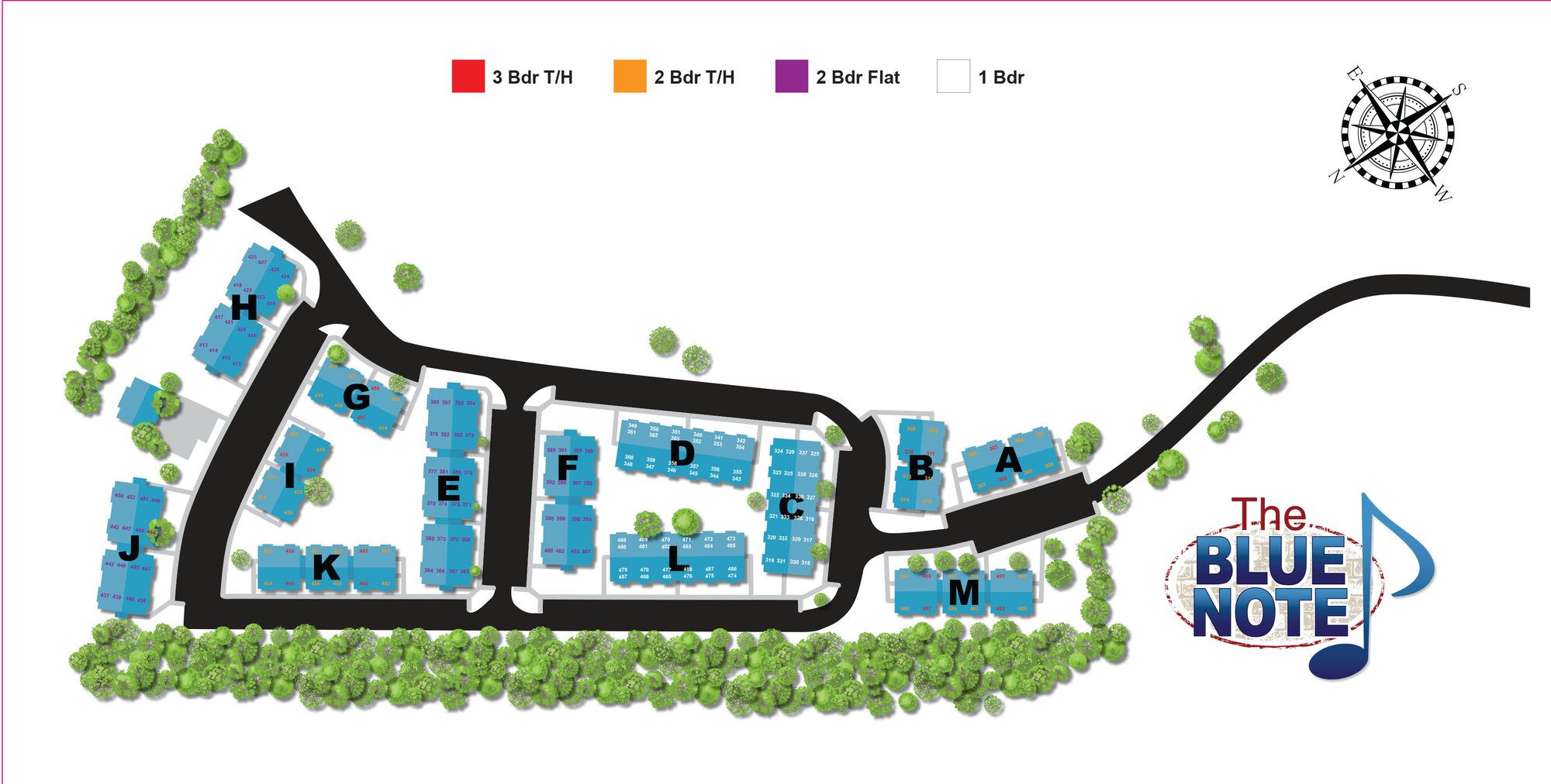 Community site map — Blue Note