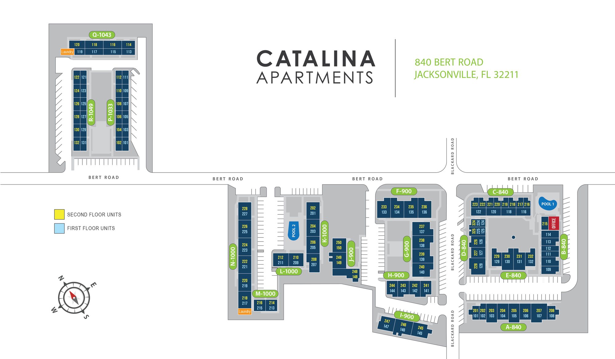 Community site map — Catalina