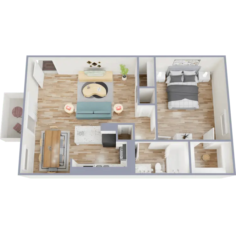 Floor plan: A1 — Chaparral