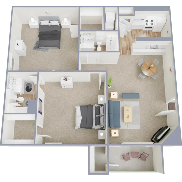 Floor plan: B1-R — Interlace