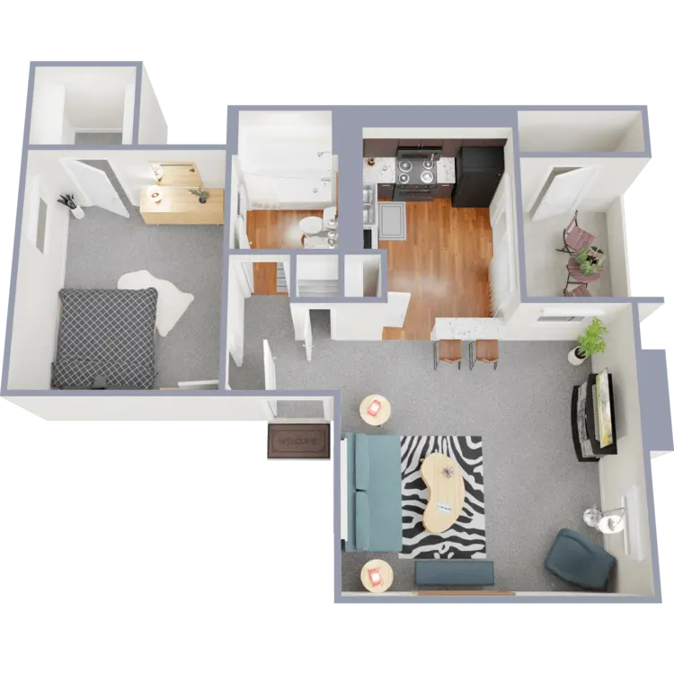 Floor plan: A1-R — Redgate