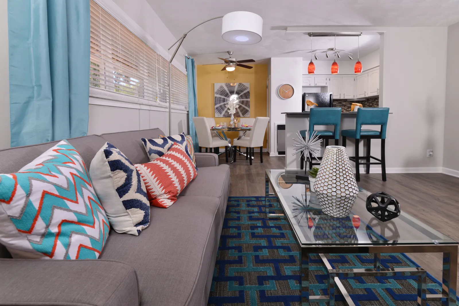 South and Madison — Living room