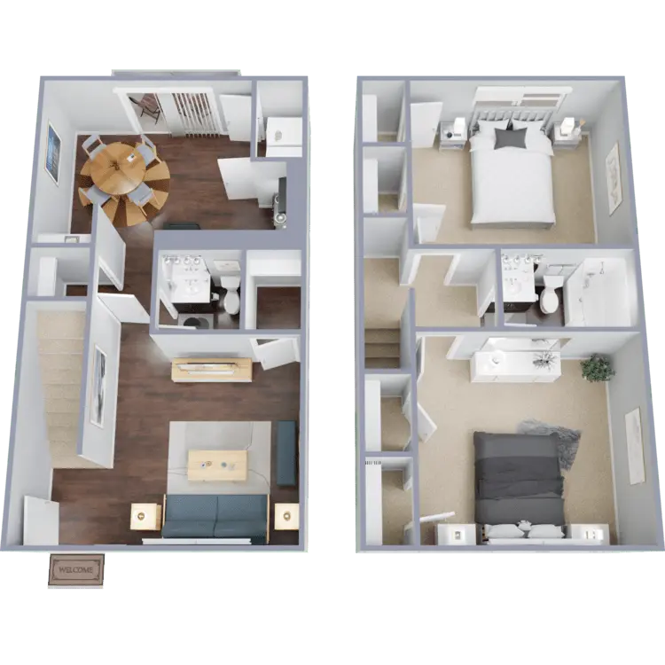 Floor plan: B4-R — South and Madison