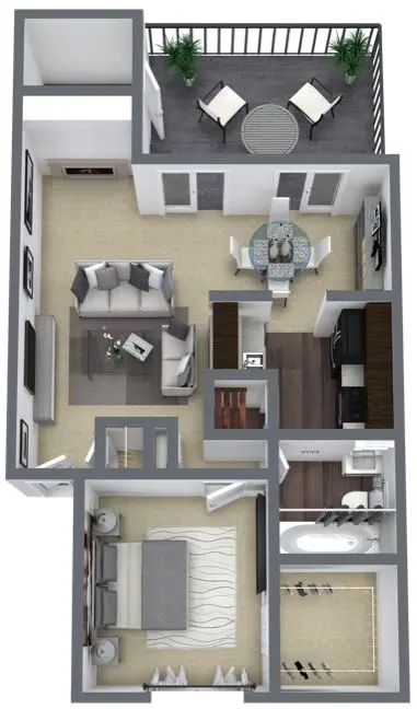 Floor plan: A4 — The Marion Apartments