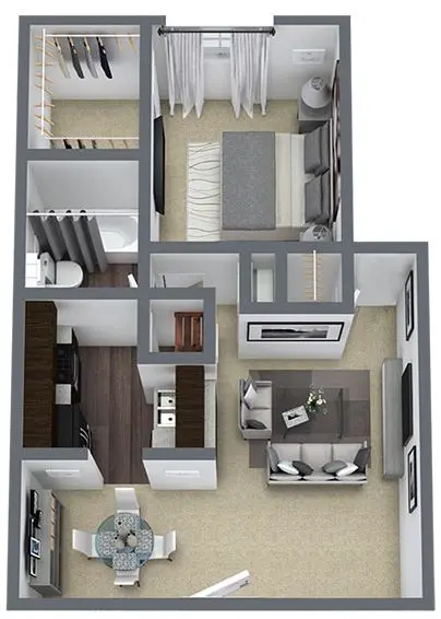 Floor plan: A1 — The Marion Apartments