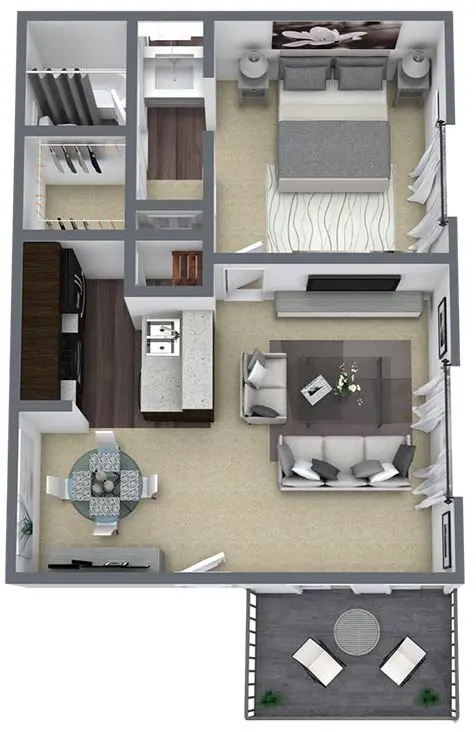Floor plan: A2 — The Marion Apartments