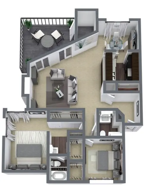 Floor plan: B4 — The Marion Apartments