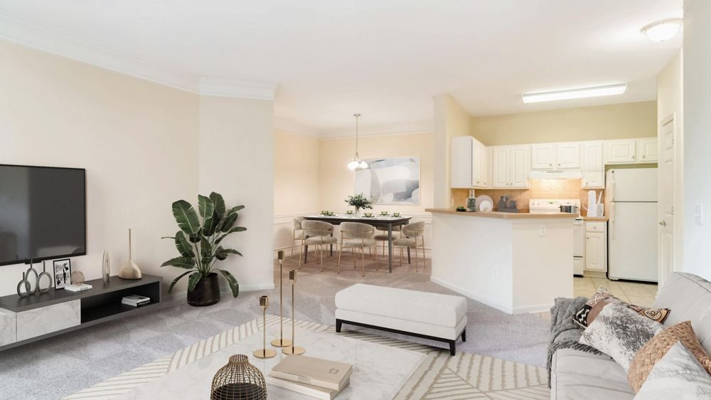 Village at Almand Creek — Living room and kitchen